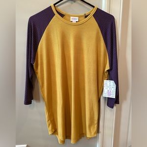 LulaRoe Randy 3/4 Sleeve Shirt - Ribbed - NWT Medium